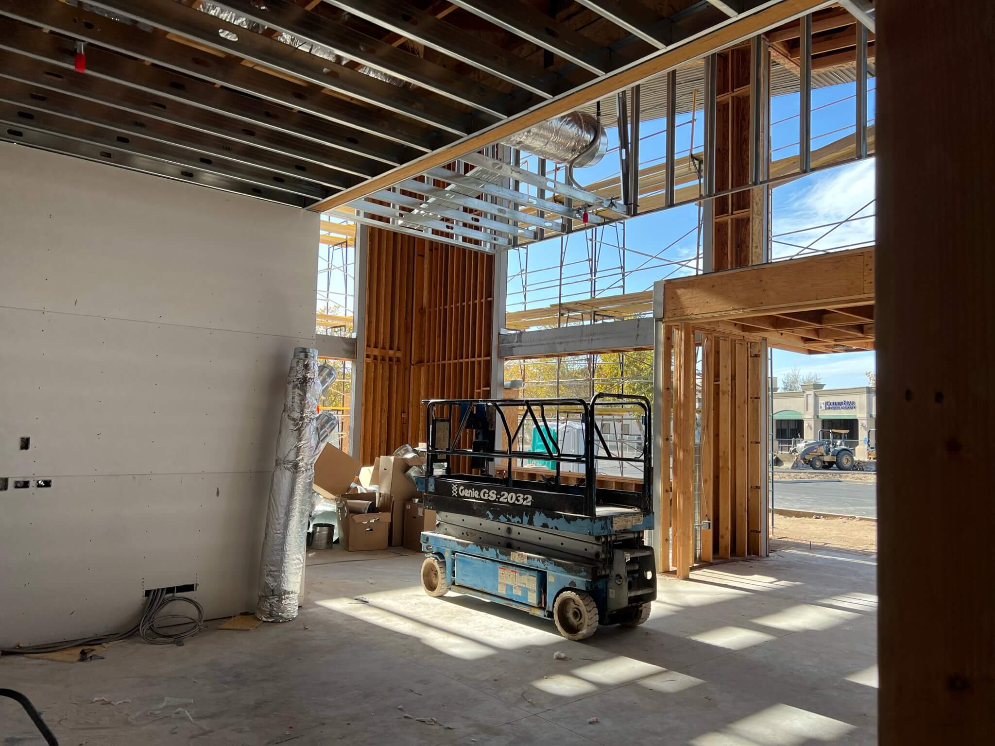 Reception looking into lobby